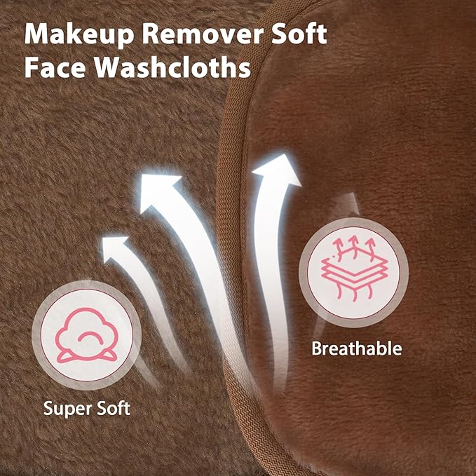 Makeup Remover Cloth, Makeup Remover Pads Microfiber Face Washcloth