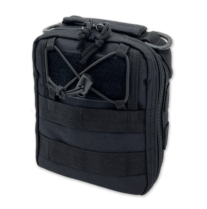 Lightning X Individual First Aid Trauma/Hemorrhage Control Kit in MOLLE IFAK Pouch Value Edition - Black