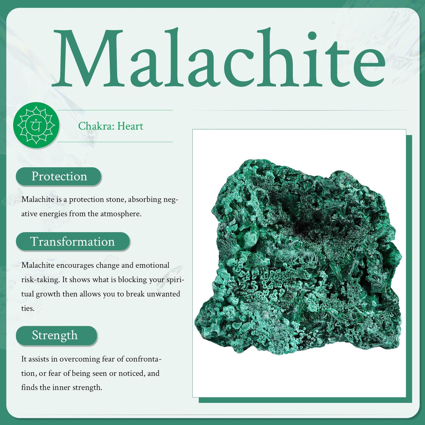 Sportmusies Natural Malachite Rough Mineral Stone Specimen Collection, Reiki Healing Crystal Cluster Decoration Home Office Meditation, 0.11-0.22 lb