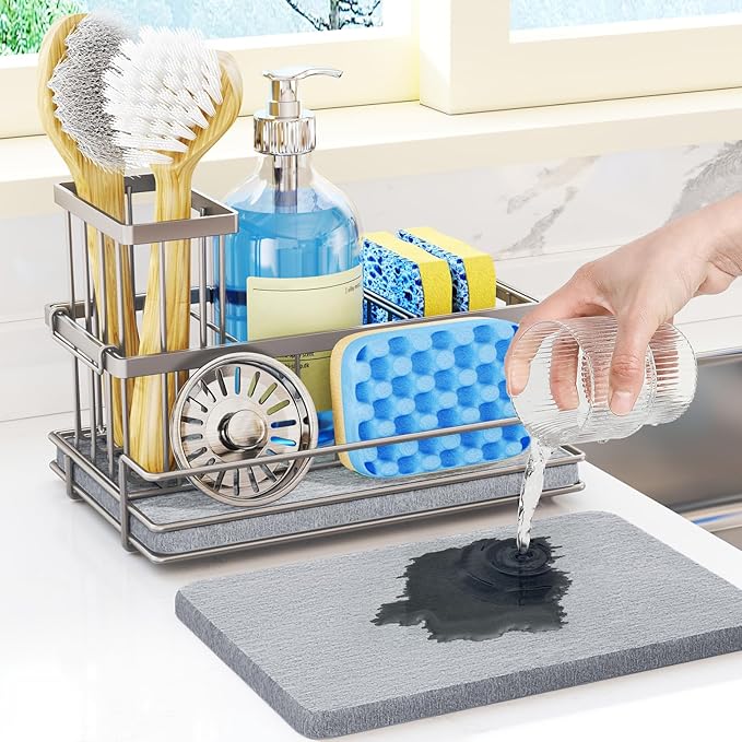 HapiRm Sink Caddy Sponge Holder