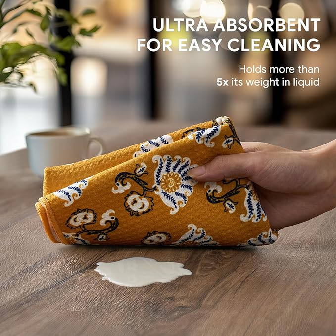 RECYCO Waffle Kitchen Towel Set of 2
