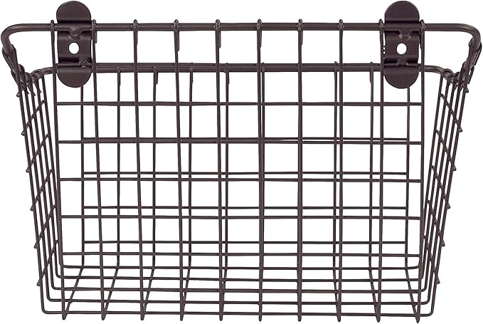 Spectrum Diversified Vintage Wall Mount Storage Basket