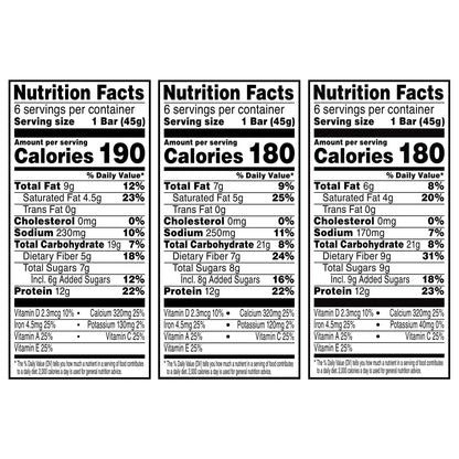 Special K Bar Protein Meal Bars, Meal Replacement, Bulk Protein Snacks, Variety Pack (3 Boxes, 18 Count)