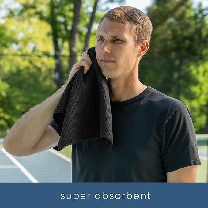 S&T INC. Microfiber Gym Towels, Yoga Towel