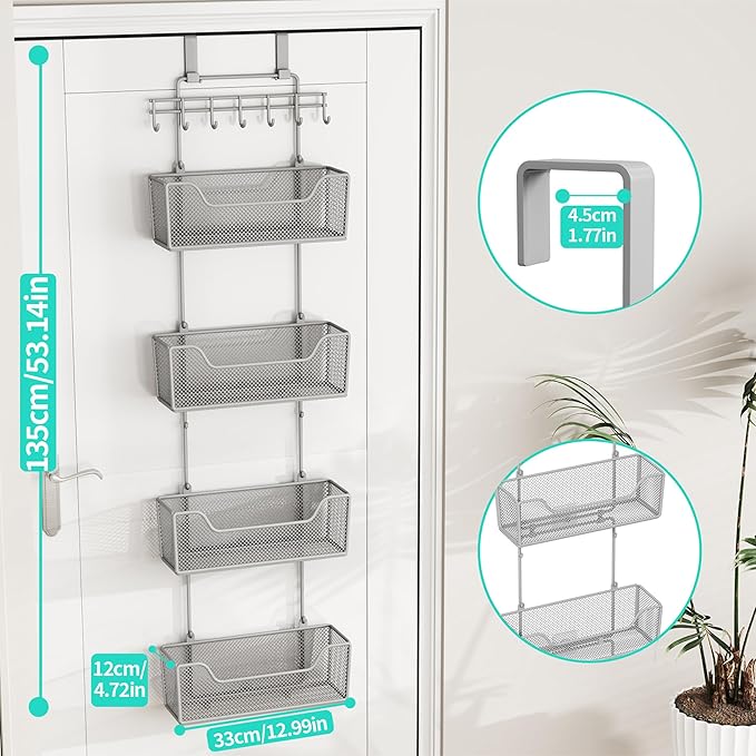 HapiRm Over The Door Organizer