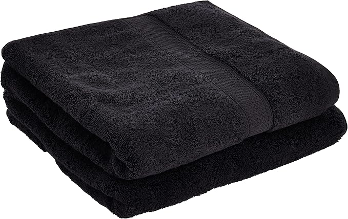 SUPERIOR Egyptian Cotton Pile Bath Towel Set of 2, Ultra Soft Luxury Towels