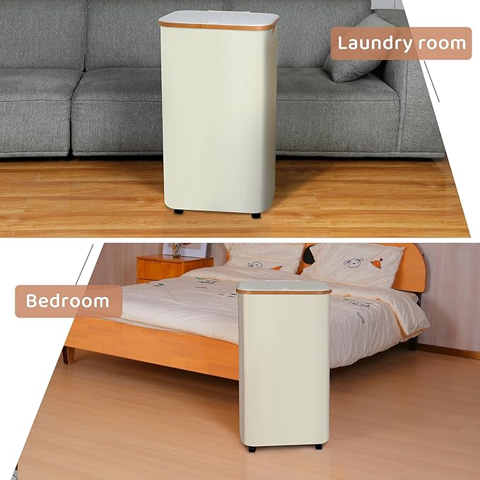 Laundry Basket with Wheels, 100L Hampers