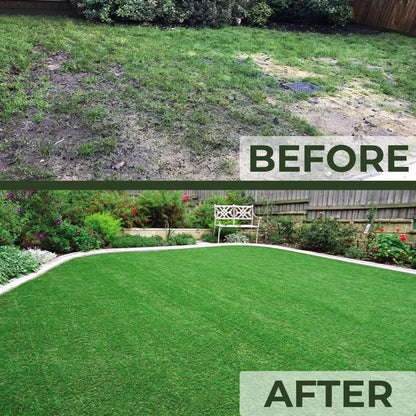 35mm Artificial Grass Natural and Realistic Looking Fake Lawn Astro Turf - 1m, 1.5m, 2m, 3m & 4m Widths - 1m x 2m