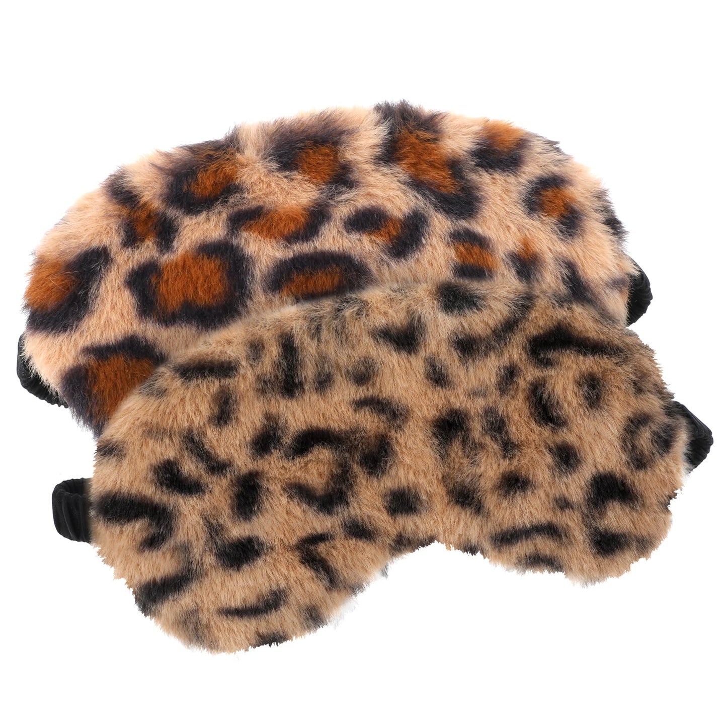 2 Pack Plush Sleeping Eye Mask Soft Plush Eye Mask Fuffy Eye Cover Comfortable Sleep Mask Blindfold Rainbow Faux Fur Eye Shade for Women, Men and Kids Travel Nap Sleeping 565488_2_3pL1H9vJ3