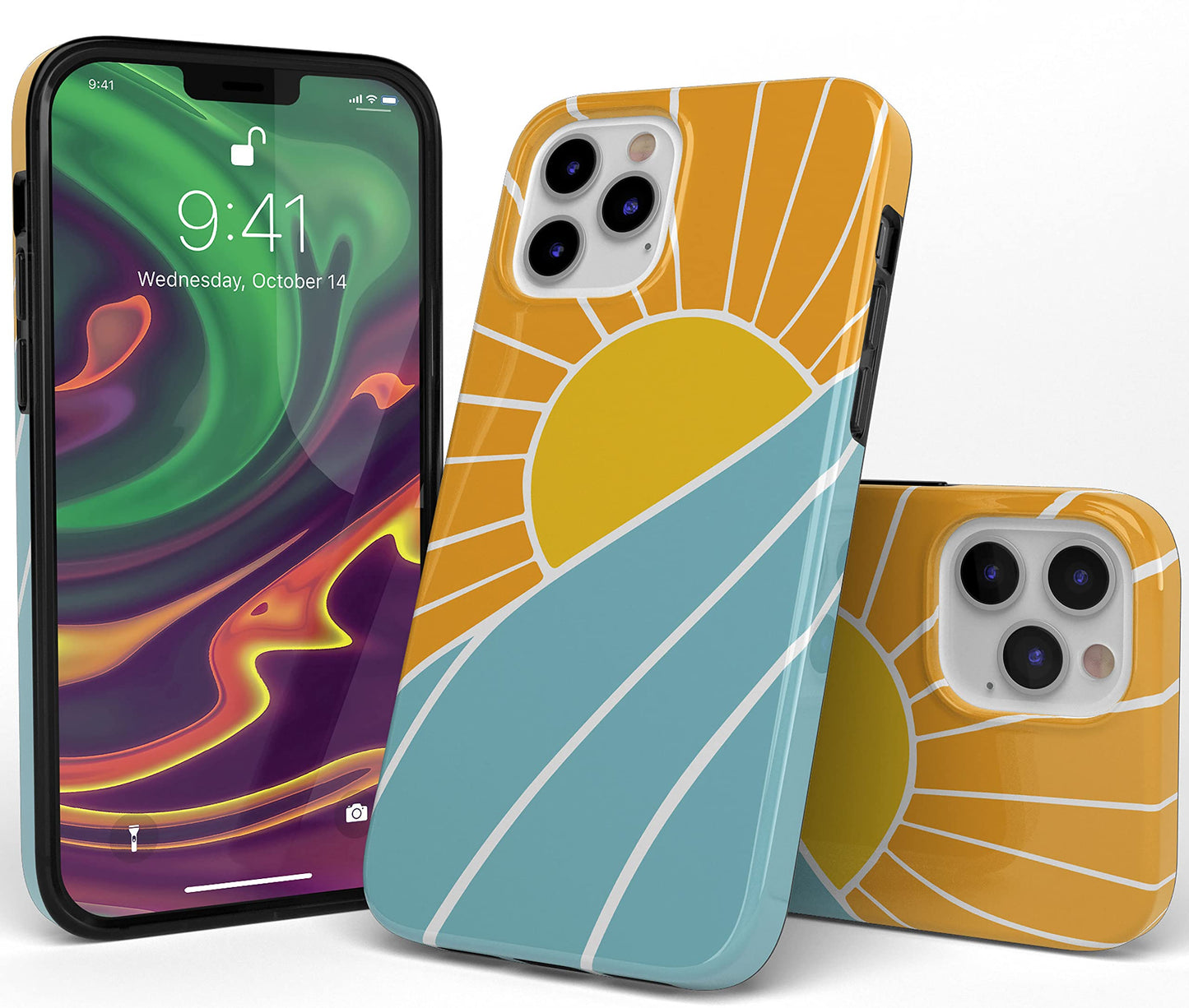 Casely iPhone 12/12 Pro Case | Field of Flowers | Pastel Floral | Classic Ultra Slim Design