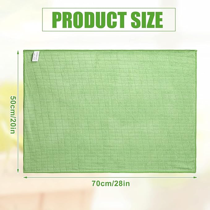 Nuanchu 20 Pieces Extra Large Microfiber Cleaning Cloth Rags Towels Bulk 20 x