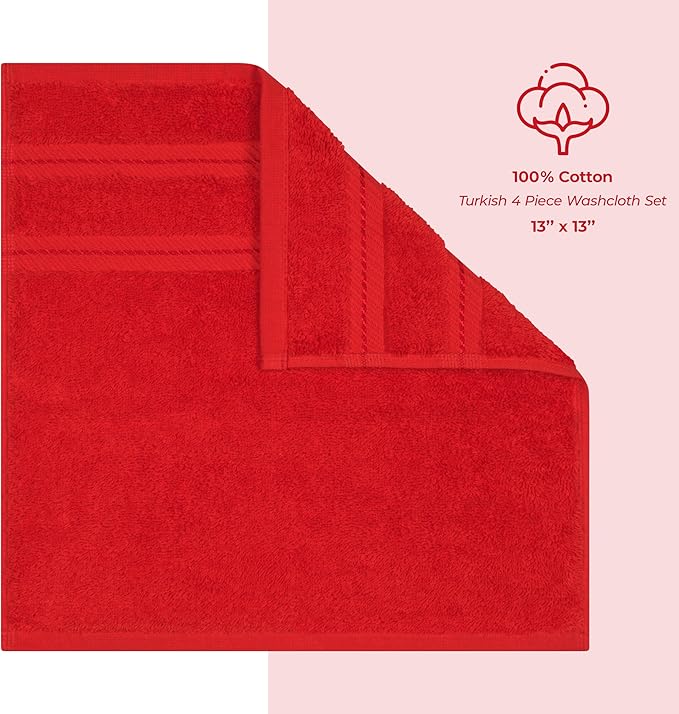 American Soft Linen Luxury Washcloths