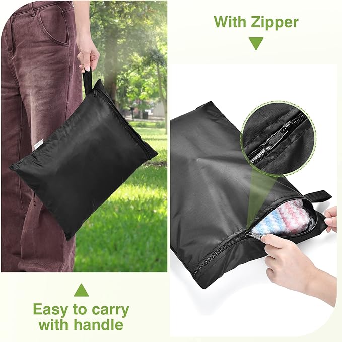 OTraki 12x16 inch Wet Bag 2Pcs Waterproof Swim Bag