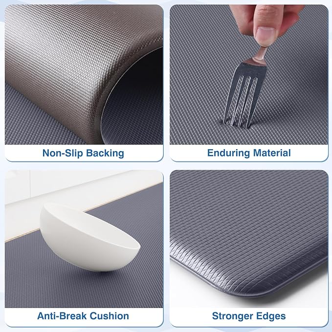 StepRite Kitchen Mats, Cushioned Anti Fatigue Kitchen Mats