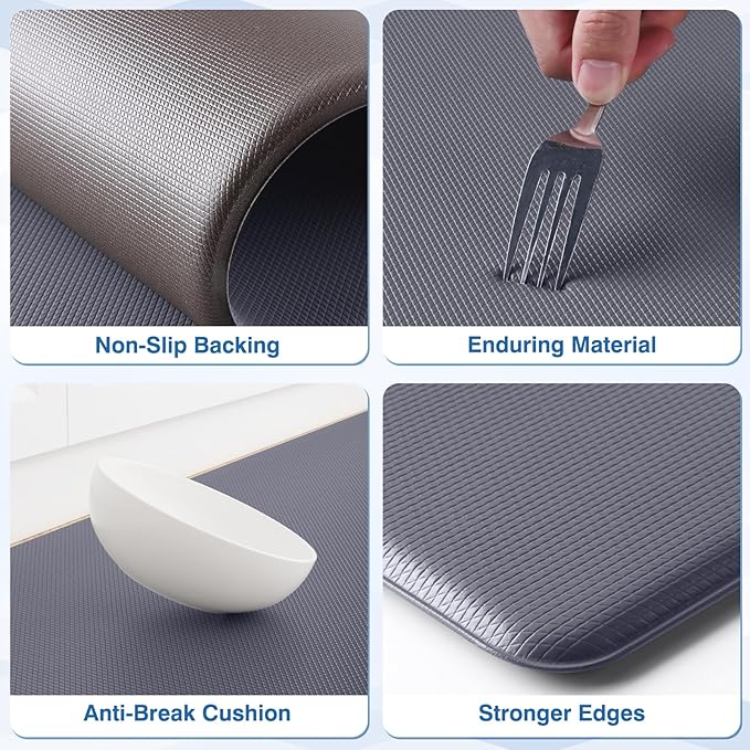 StepRite Kitchen Mats, Cushioned Anti Fatigue Kitchen Mats