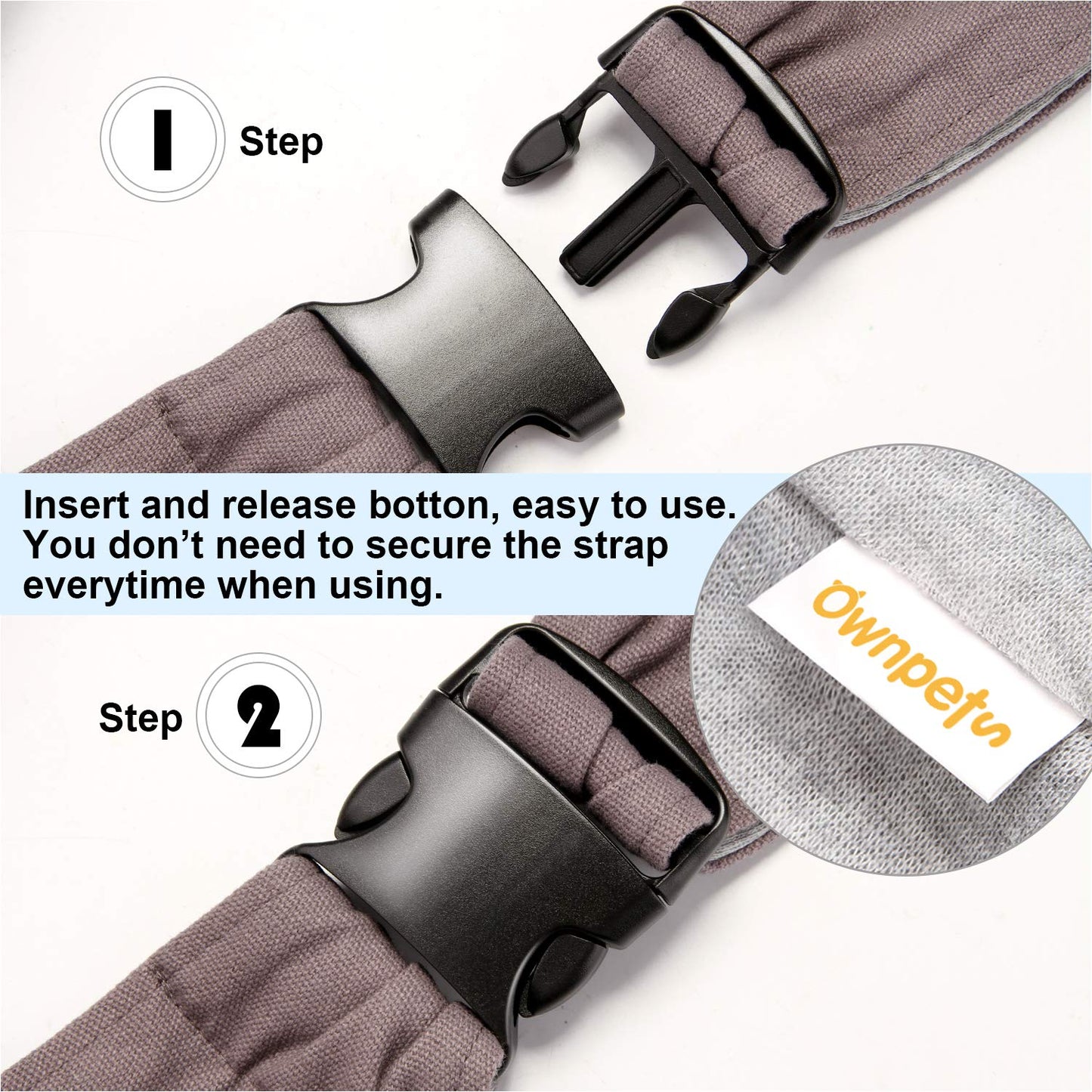 AGPTEK Pet Sling Carrier, Ownpets Pet Sling Carrier Bag Fit Medium Size Cats&Dogs Maximum Load 10 kg, Comfortable, Adjustable, Perfect for Daily Walk, Outdoor Activity and Weekend Adventure…