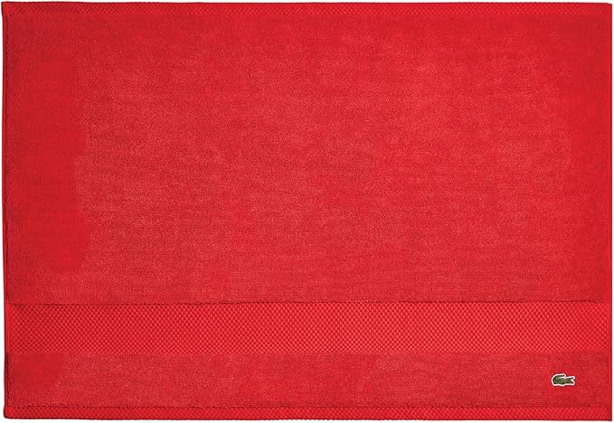 Lacoste Heritage 100% Supima Cotton Tub Mat, Formula One, Premium Super Soft