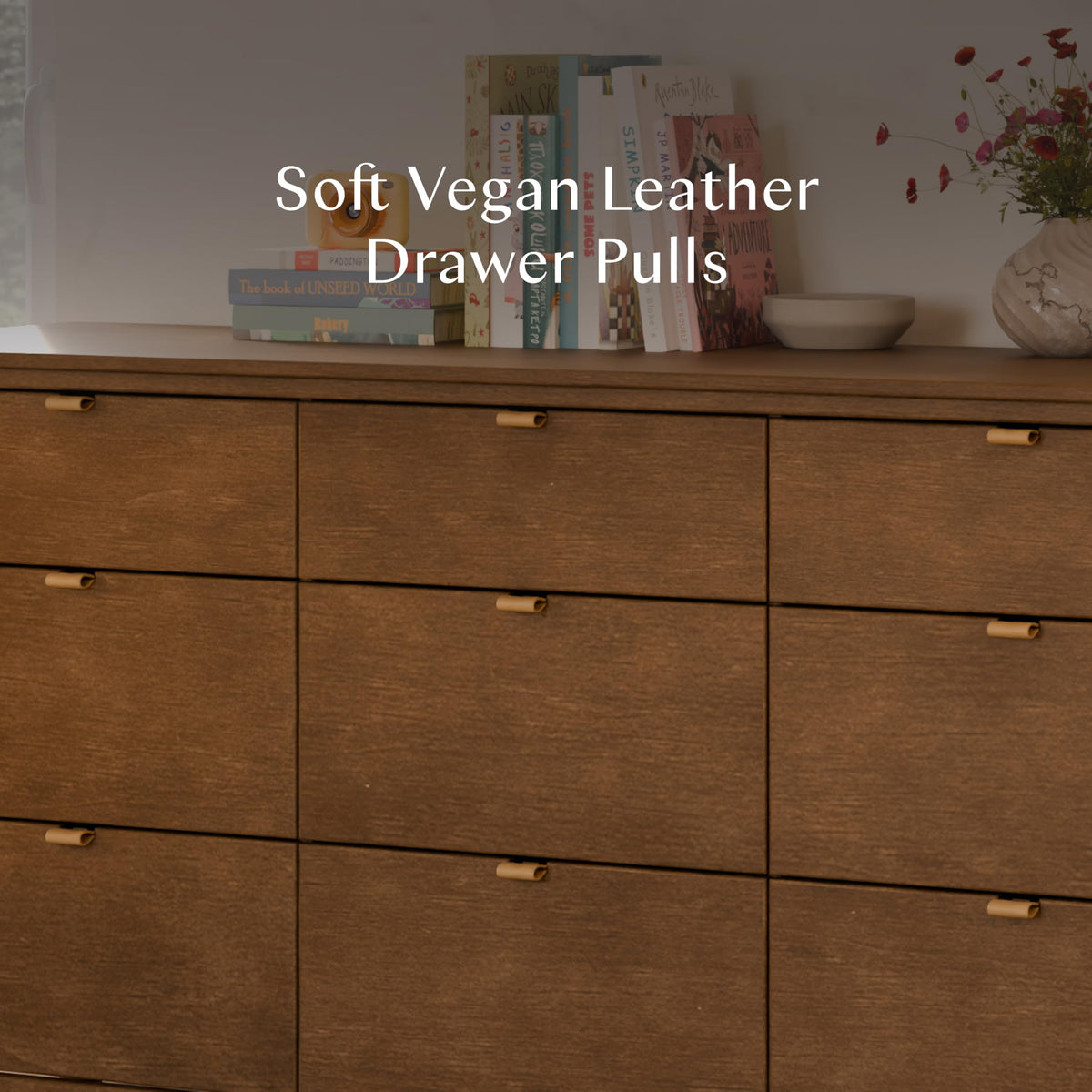 Babyletto Kids Bondi 9-Drawer Assembled Dresser in Natural Walnut, GREENGUARD Gold Certified