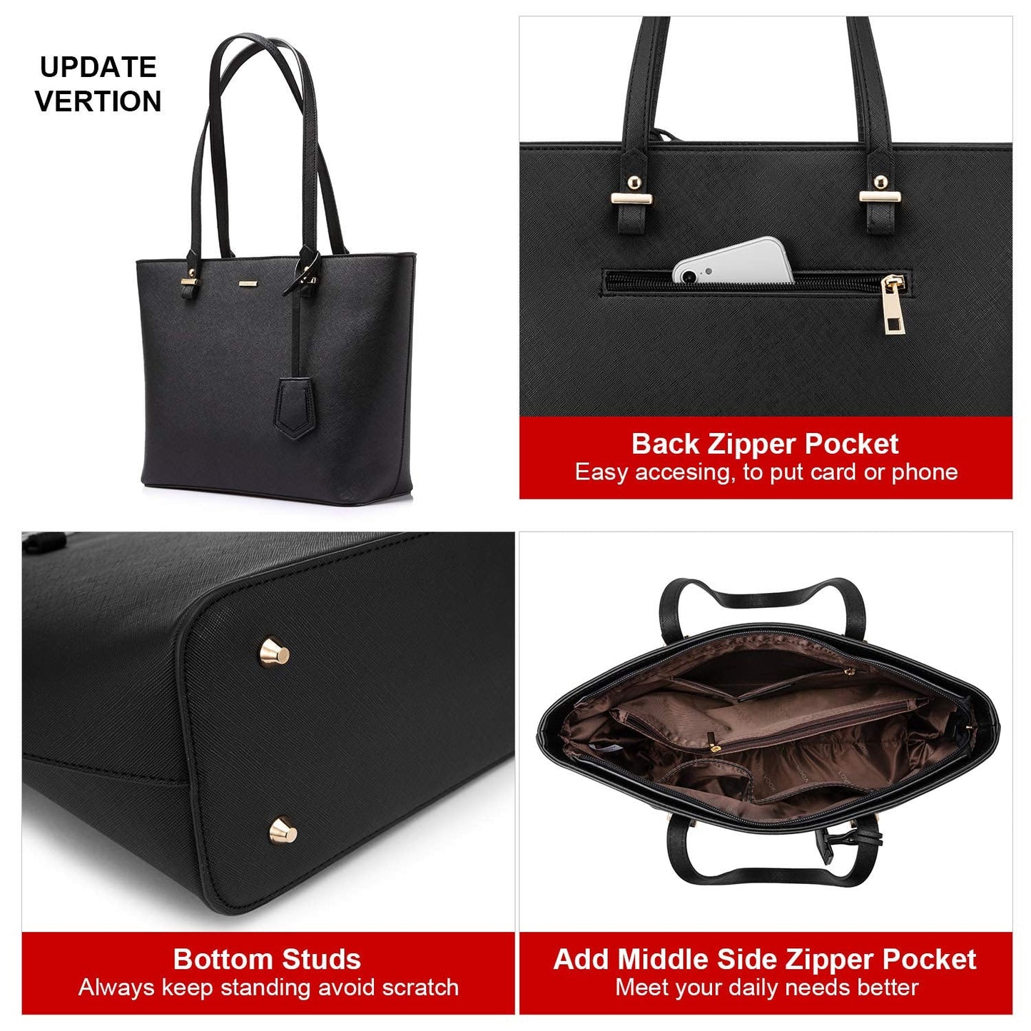 LOVEVOOK Purses and Handbags for Women Fashion Tote Bags Shoulder Bag Top Handle Satchel Bags