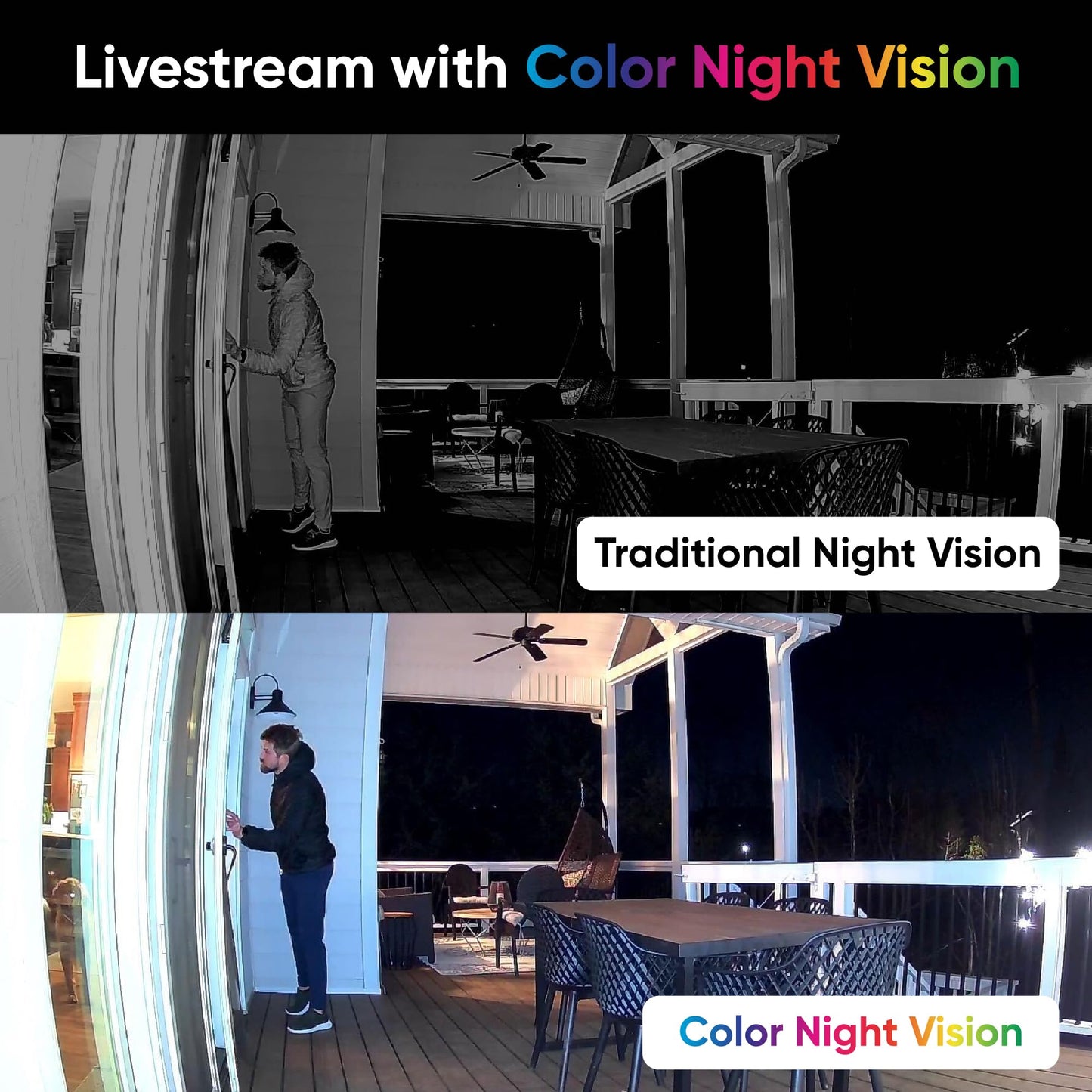 Wyze Cam OG Indoor/Outdoor 1080p Wi-Fi Smart Home Security Camera with Color Night Vision, Built-in Spotlight, Motion Detection, 2-Way Audio, Compatible with Alexa & Google, White, Free Expert Setup