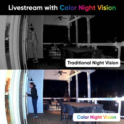 Wyze Cam OG Indoor/Outdoor 1080p Wi-Fi Smart Home Security Camera with Color Night Vision, Built-in Spotlight, Motion Detection, 2-Way Audio, Compatible with Alexa & Google, White, Free Expert Setup