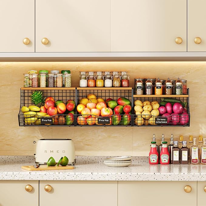 Extra Large Fruit Basket for Kitchen