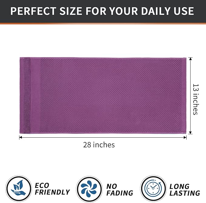 Homaxy 100% Cotton Waffle Weave Kitchen Towels, 13 x 28 Inches Super Absorbent