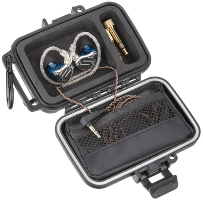 GIGCASE® in-Ear Monitor Hard Case (Small) – Compatible with KZ ZS10/ZS10 Pro/ZSN/ZST/ZEX/AS10/AS16/ZSN Pro X, YINYOO, CCZ Melody – IEM, in-Ears, Headphones, Earphones, Earbuds Storage Case