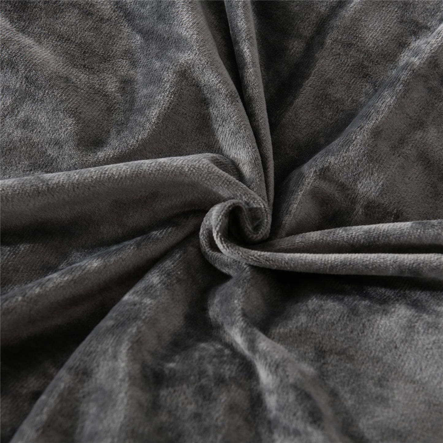 Sunshine Nicole Distressed Velvet Comforter Set, Distressed Velvet Face and Brushed Solid Microfiber Reverse, with Light Weight Soft Poly Fill, 5 Pieces Grey, King