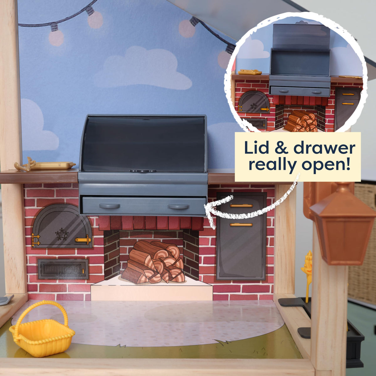 KidKraft Kraft Your Way™ Magnolia Mansion DIY Wooden Dollhouse; 71 Pieces