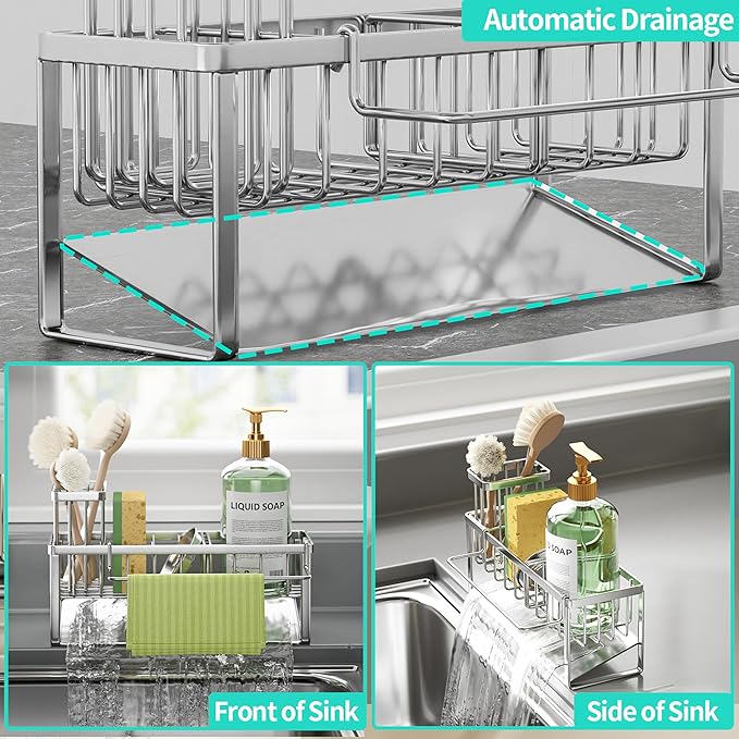 HapiRm Sponge Holder for Kitchen Sink