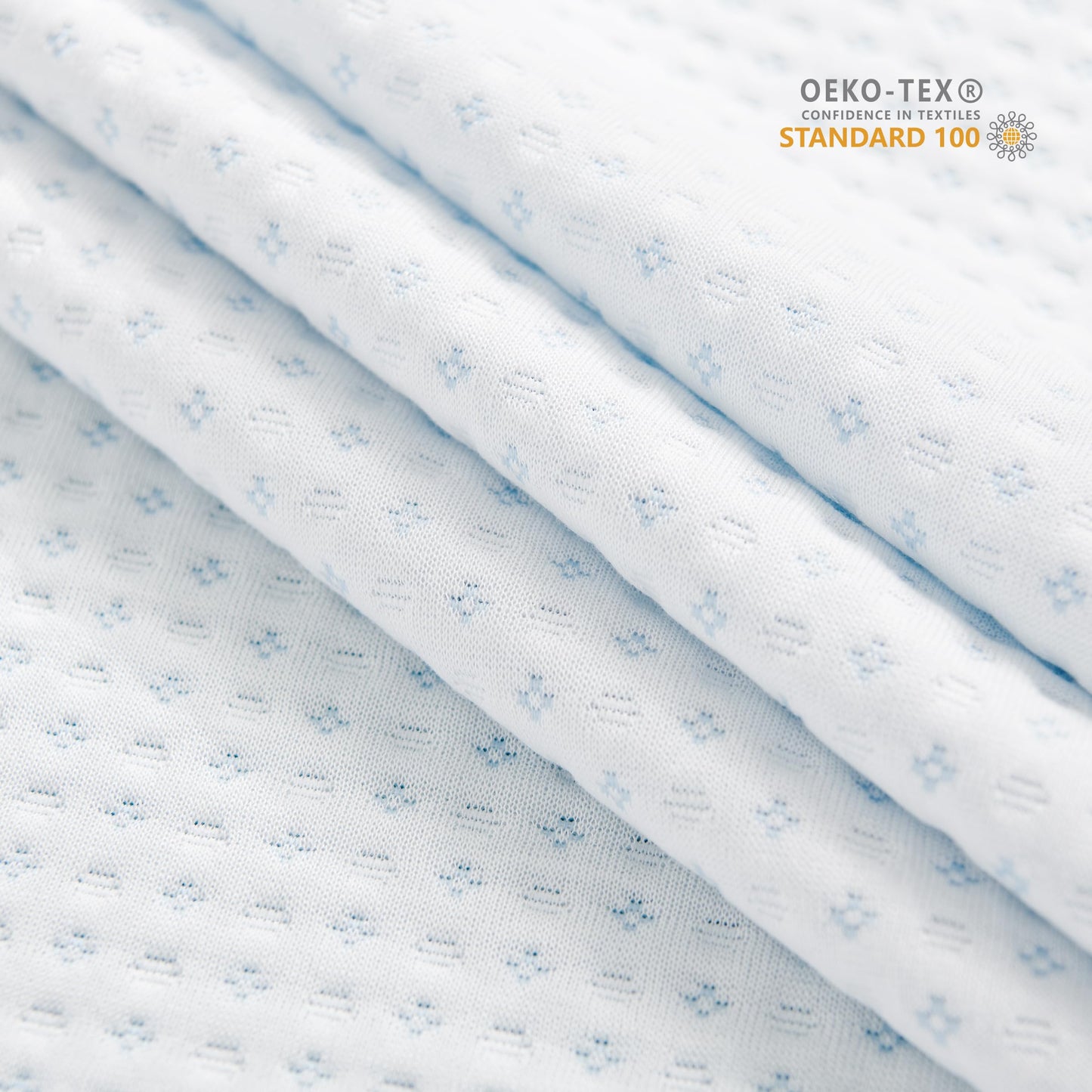 Subrtex Mattress Topper Cover (Only Cover) Mattress Protector Bedding Rayon Made from Bamboo Removable Mattress Encasement Mattress Cover with Zipper (2 Inch, White, Queen)