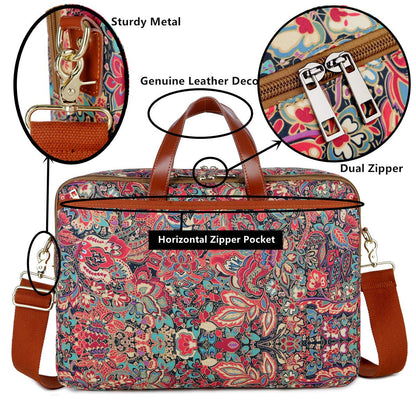Baosha Multicoloured 17inch Laptop Computer Bag Messenger Bag Briefcase for Women BC-07, Hs, L, Classic