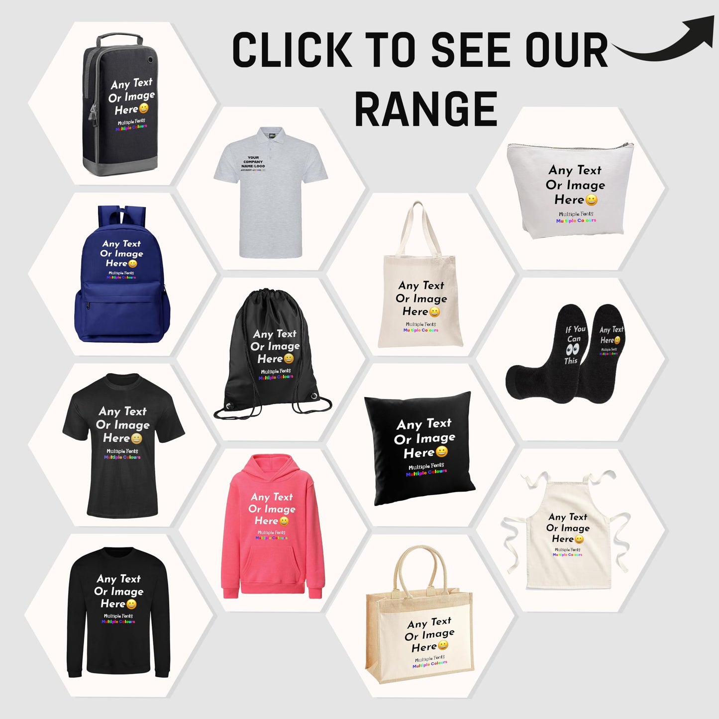 Black Personalised Mens T-Shirts UK - Customise With Any Text And Photo, Long-Lasting Print Large
