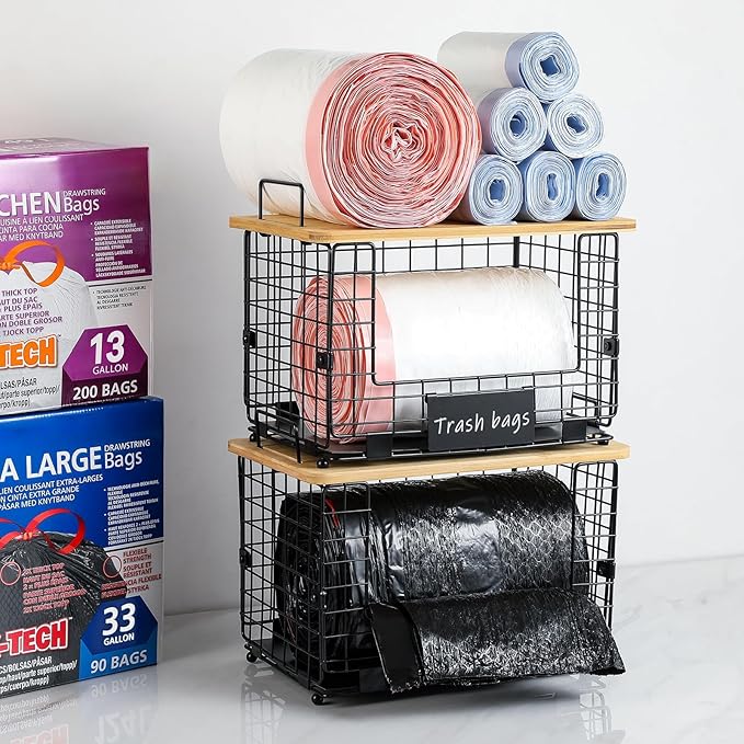 Upgrade Larger, Fit 13/30/33+ Gallon Trashbag Perfectly