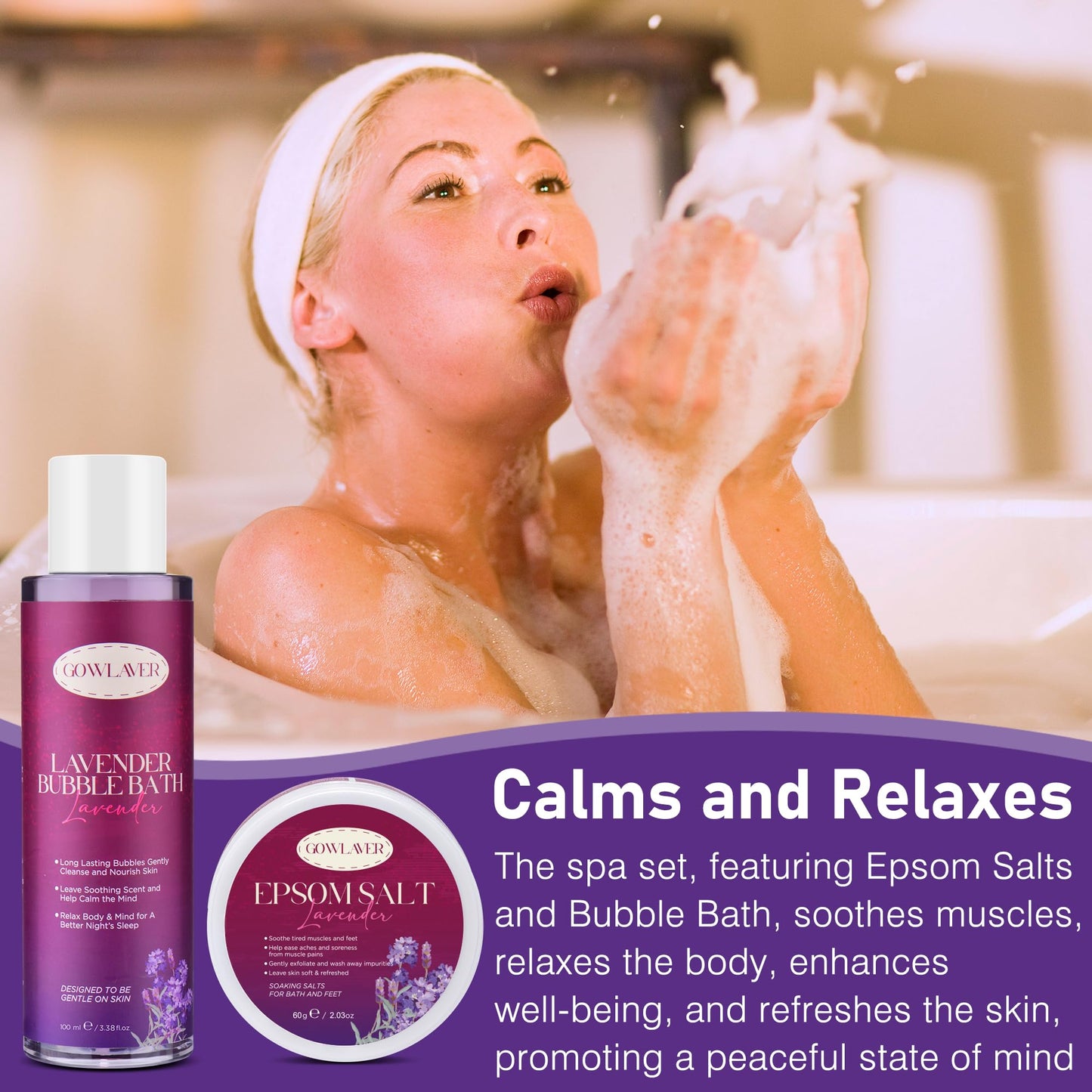 Gifts for Women,Relax Stress Relief Birthday Gifts for Women Spa Basket Self Care Package Her Mom Sister Wife Teen Best Friend Valentine Mothers Day Gift Regalos Para Mujer Christmas Stocking Stuffers