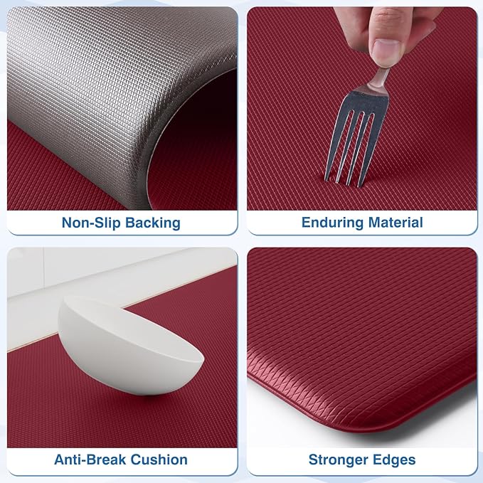 StepRite Kitchen Mats, Cushioned Anti Fatigue Kitchen Mats