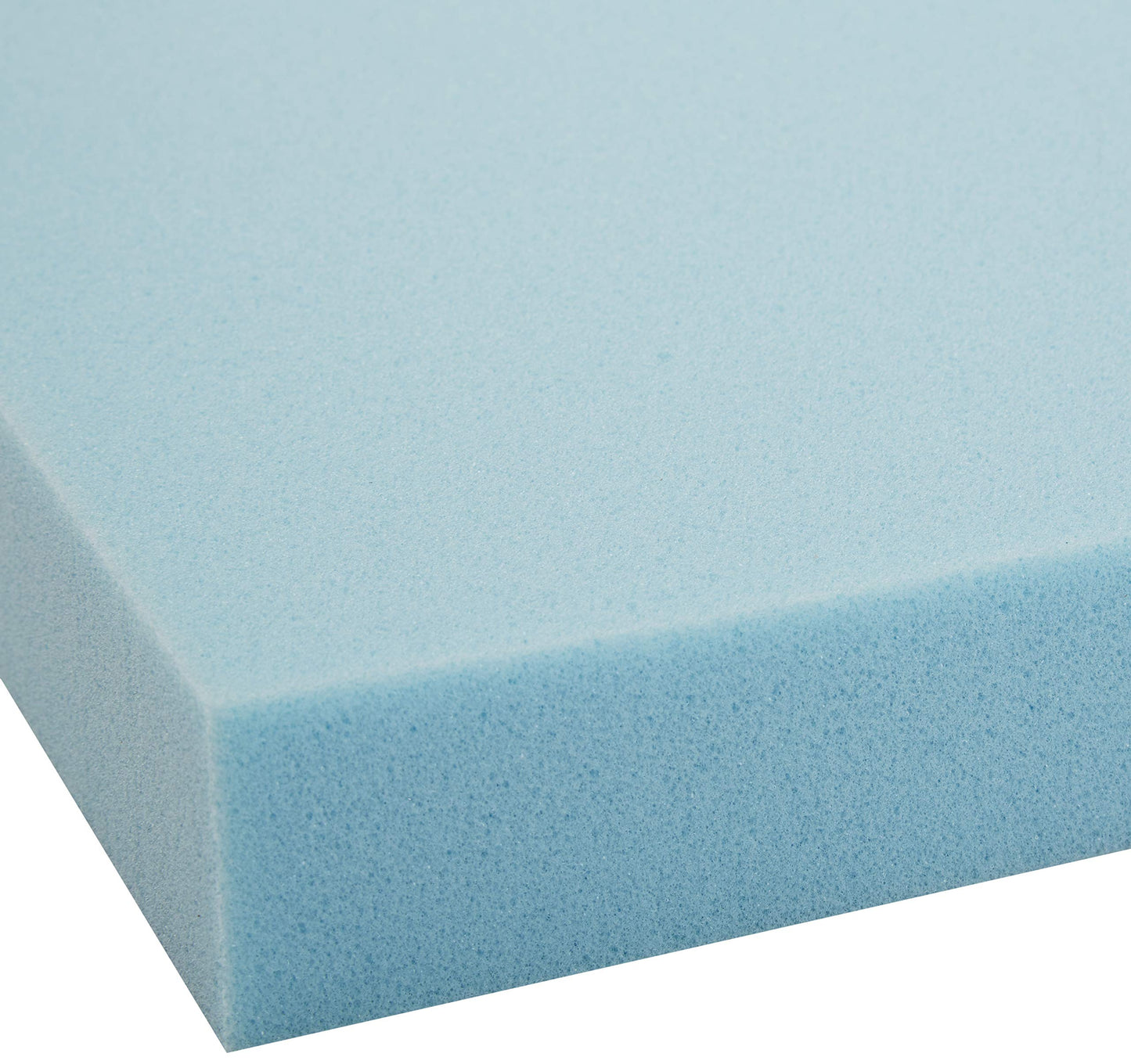 Amazon Basics Queen Cooling Gel-Infused Memory Foam Mattress Topper for Better Sleep, CertiPUR-US Certified, 2 inches, Blue