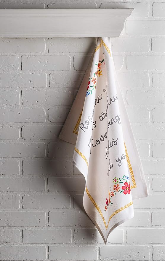 Maison d' Hermine Kitchen Towels Set of 3 100% Cotton 27.50" x 20" Reusable