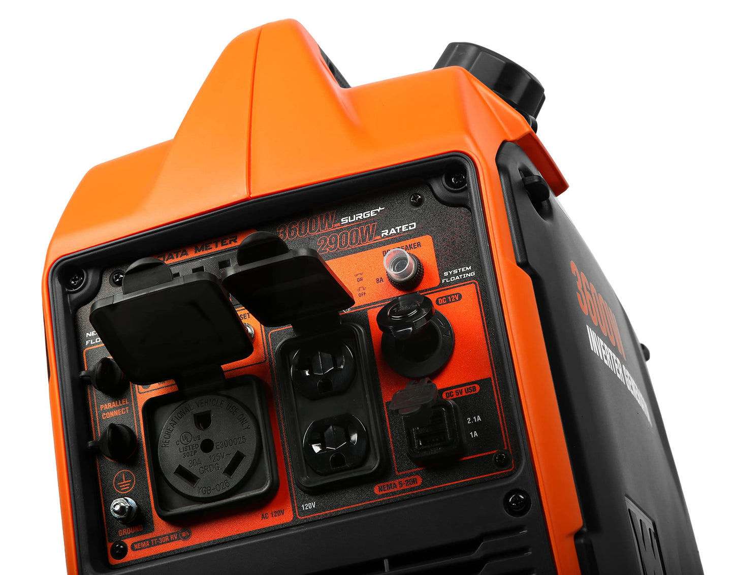 WEN 3600-Watt Portable Inverter Generator, RV-Ready, Quiet and Lightweight with Fuel Shut Off (56360i)