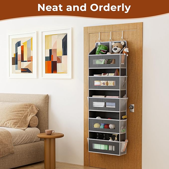 5-Tier Over The Door Storage Organizer