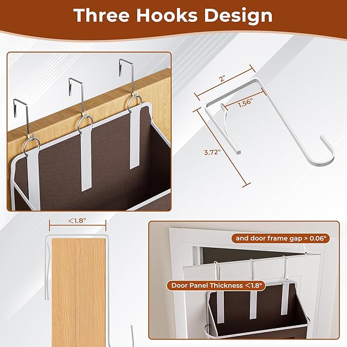 5-Tier Over The Door Storage Organizer