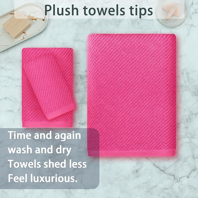 Hot Pink Towels for Bathroom