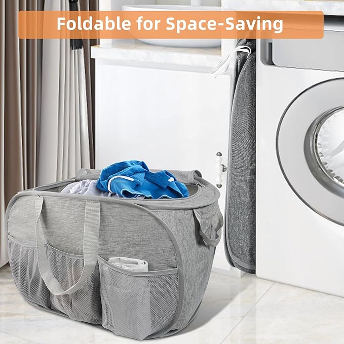2 Pack Collapsible Laundry Baskets