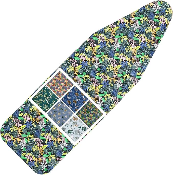 Ironing Board Cover and Pad Standard Size 15 x 54, 3 Pairs of Hook and Loop