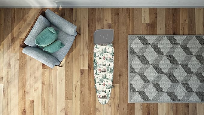 Colombo Ironing Board Cover 55.1” x 21.7” – Fits Boards Up to 51.2” x 17.7” –