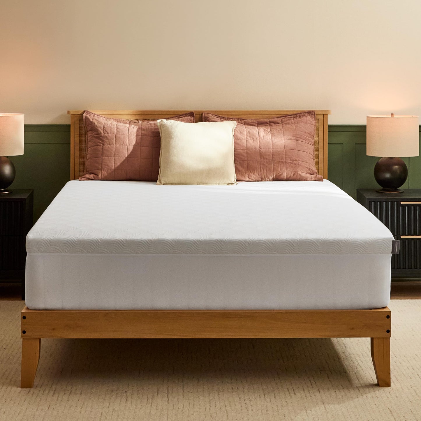 Tempur-Cloud 2-Inch Mattress Topper, Queen,White