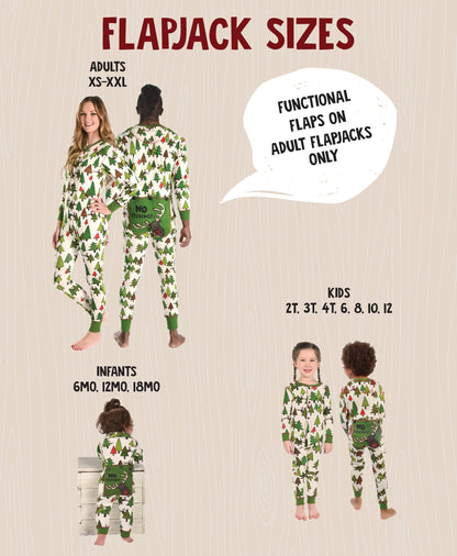 Lazy One Flapjacks, Matching Christmas Pajamas for The Dog, Baby & Kids, Teens, and Adults (No Peeking!, 6 MO)