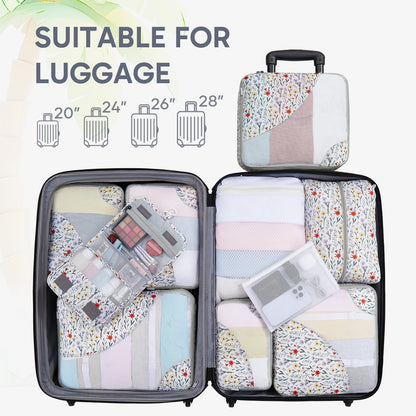 10 Set Packing Cubes for Travel, Gifts for Women Mom,Anti-Tearing Suitcase Organizer,OlarHike Vacation Essentials & Accessories for Cruise Ship