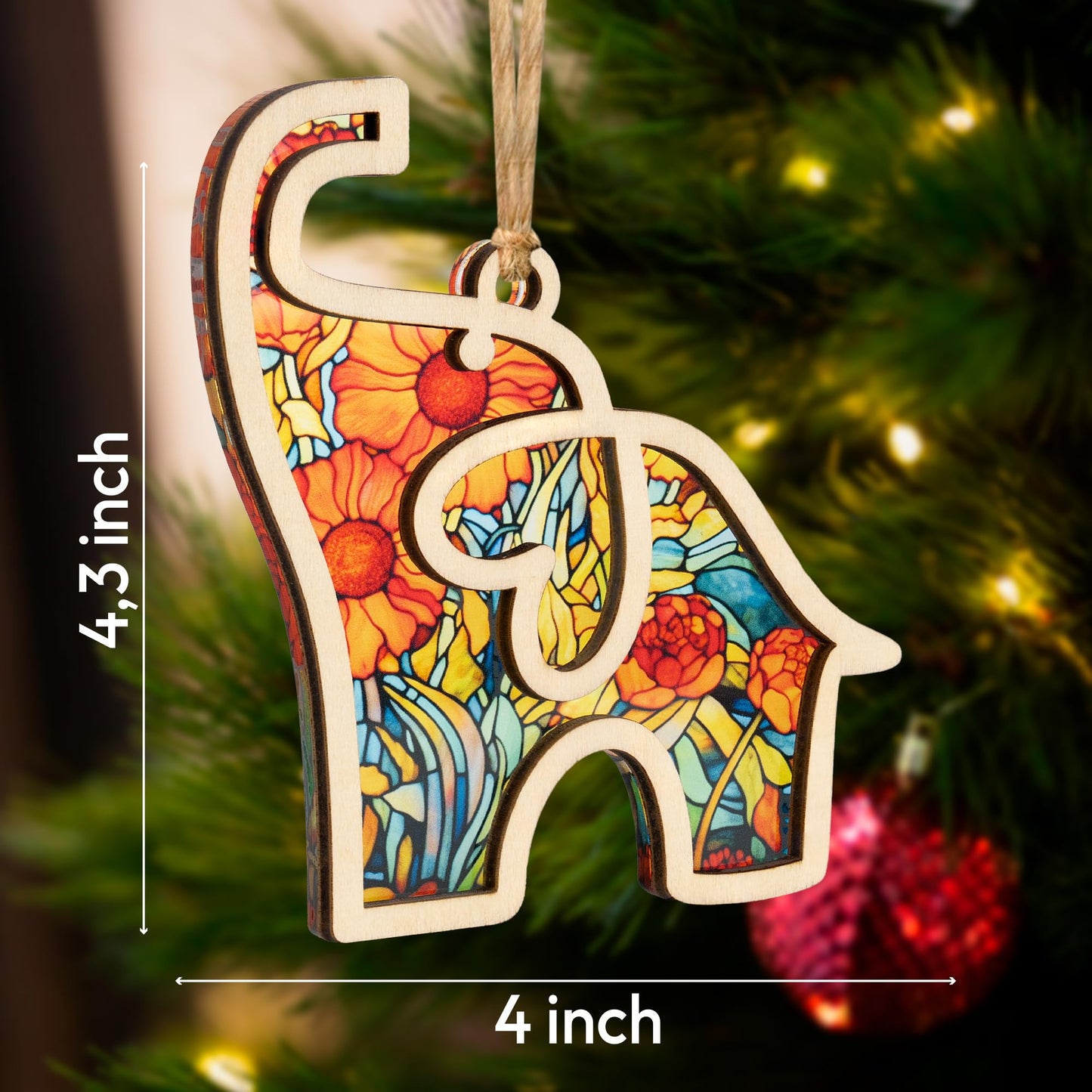Best Friend, Friendship Elephant Ornament, Elephant Gift for Women, Unique Galentines Gifts for Friends, Birthday Valentines Day Gifts for Friends (Yellow)